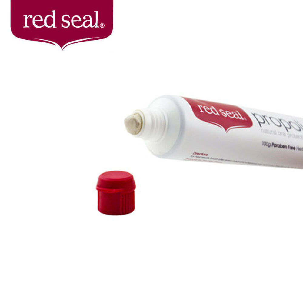 【全球购】新西兰RedSeal红印蜂胶牙膏预防牙龈出血口腔溃疡无氟牙膏100g包邮蜂胶牙膏100克/支