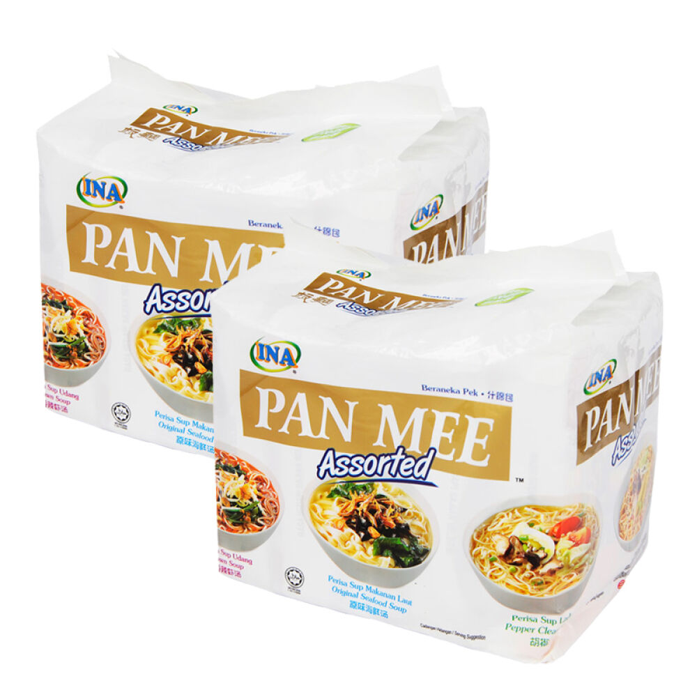 马来西亚进口Ina板面什錦包板面（x2袋）