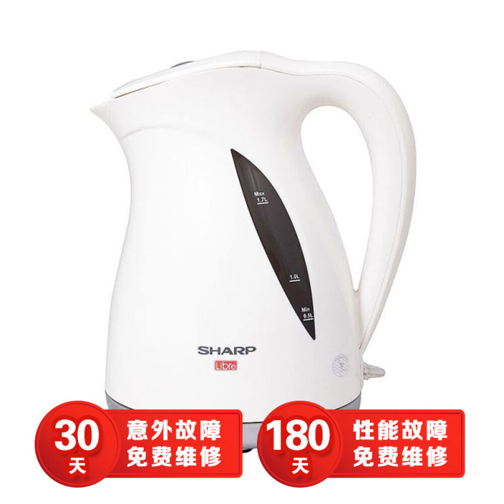 夏普电水壶烧水壶电热水壶开水壶家用EKJ-17L(W)