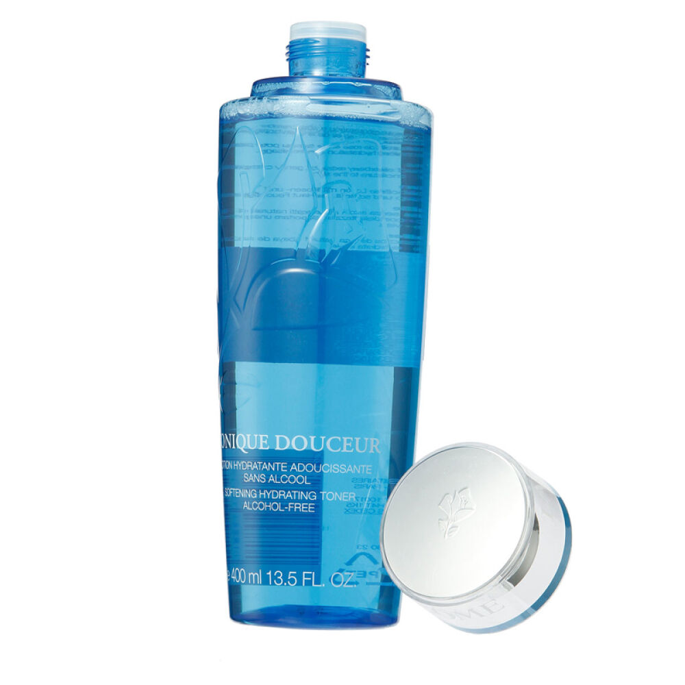 Lancome兰蔻粉水清滢柔肤水女玫瑰化妆水补水滋润保湿爽肤水修护乳液精华肌底液小黑瓶清莹嫩肤水200ml