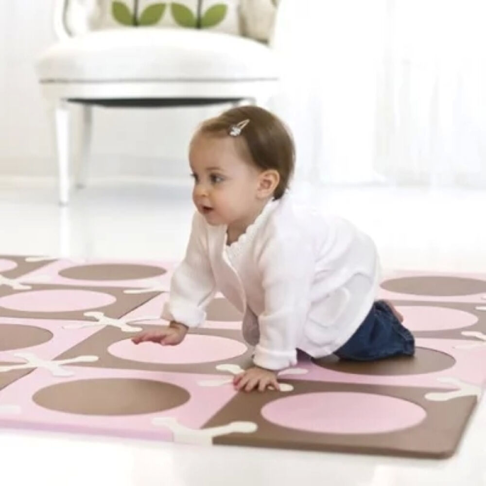 美国SkipHop婴儿环保爬行垫\游戏垫不含BPA多种图案可选动物款12片