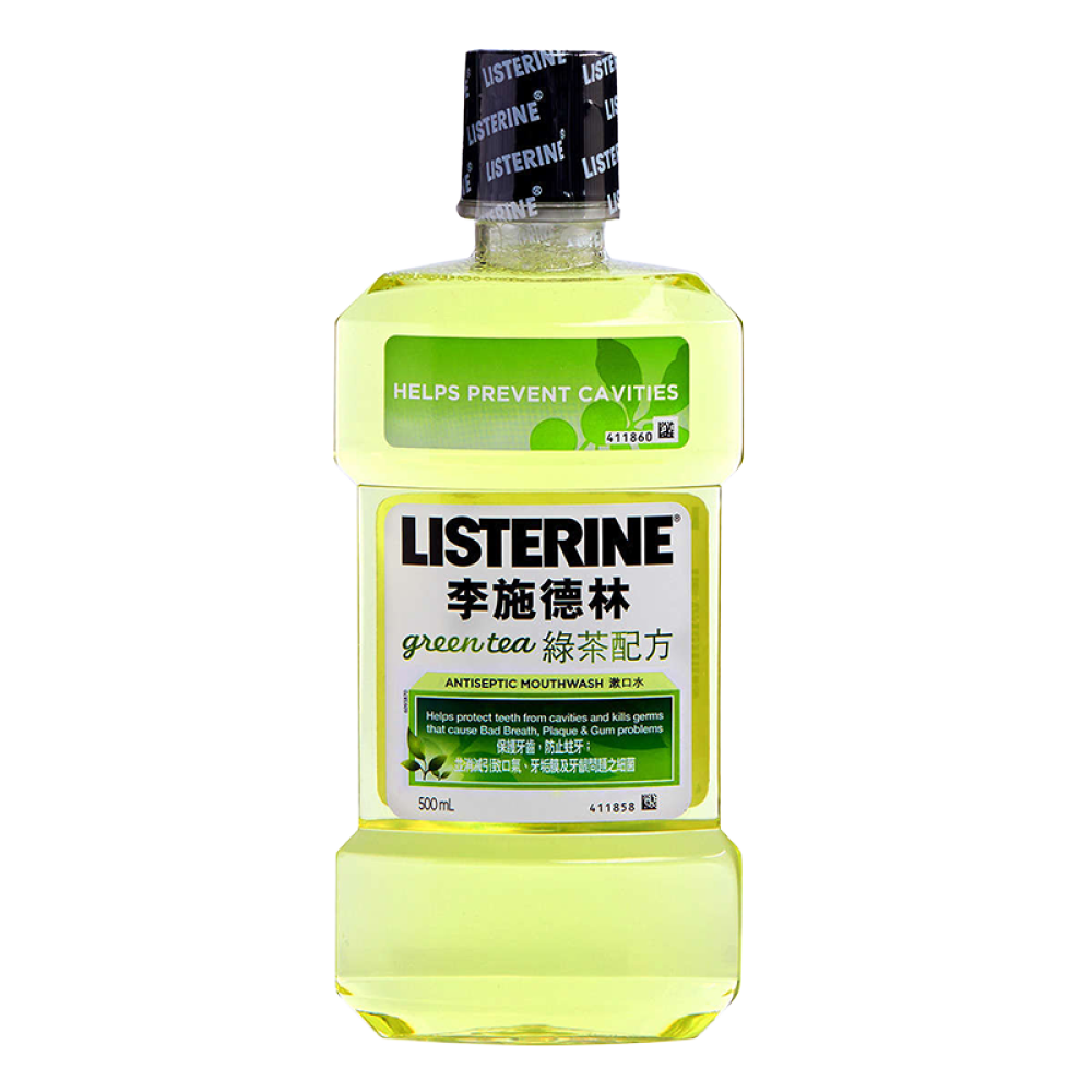 李施德林Listering漱口水（港版）绿茶口味500ml3447