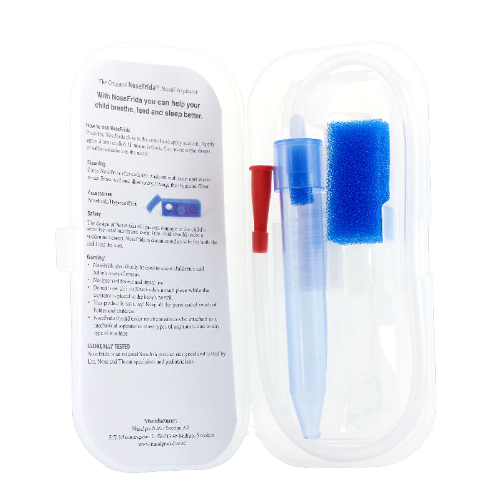 美国nosefrida口吸式吸鼻器婴幼儿新生儿童宝宝吸鼻屎鼻塞器吸鼻器