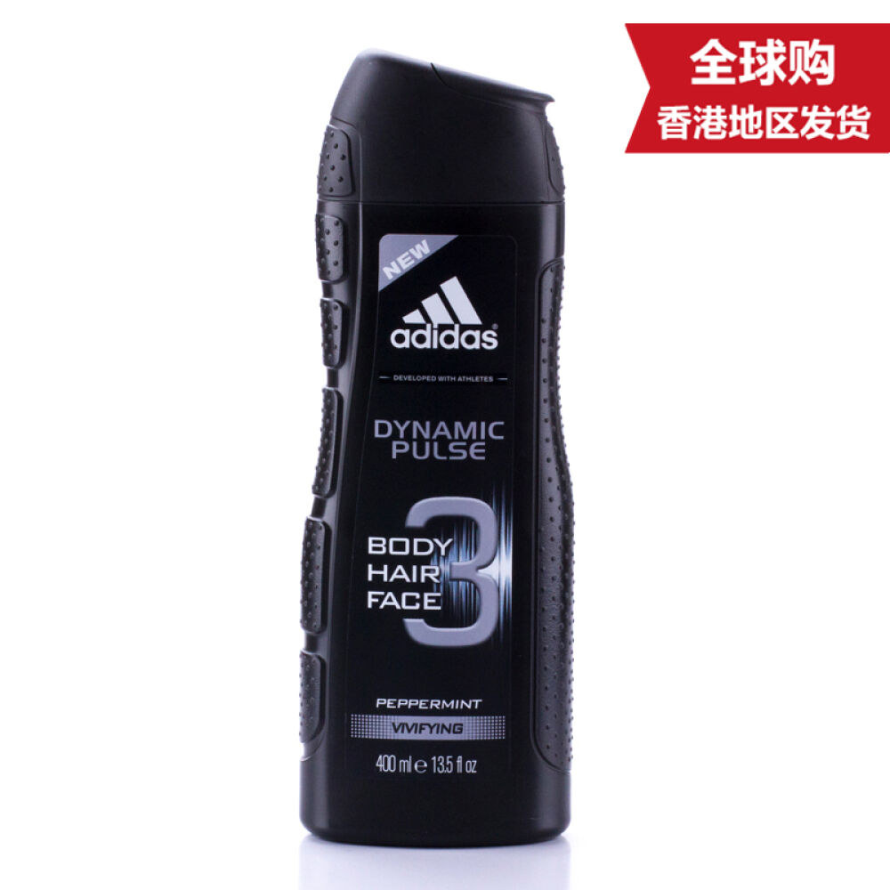 【香港地区直邮】阿迪达斯（adidas）男士洗发沐浴露二合一400ML激情香型