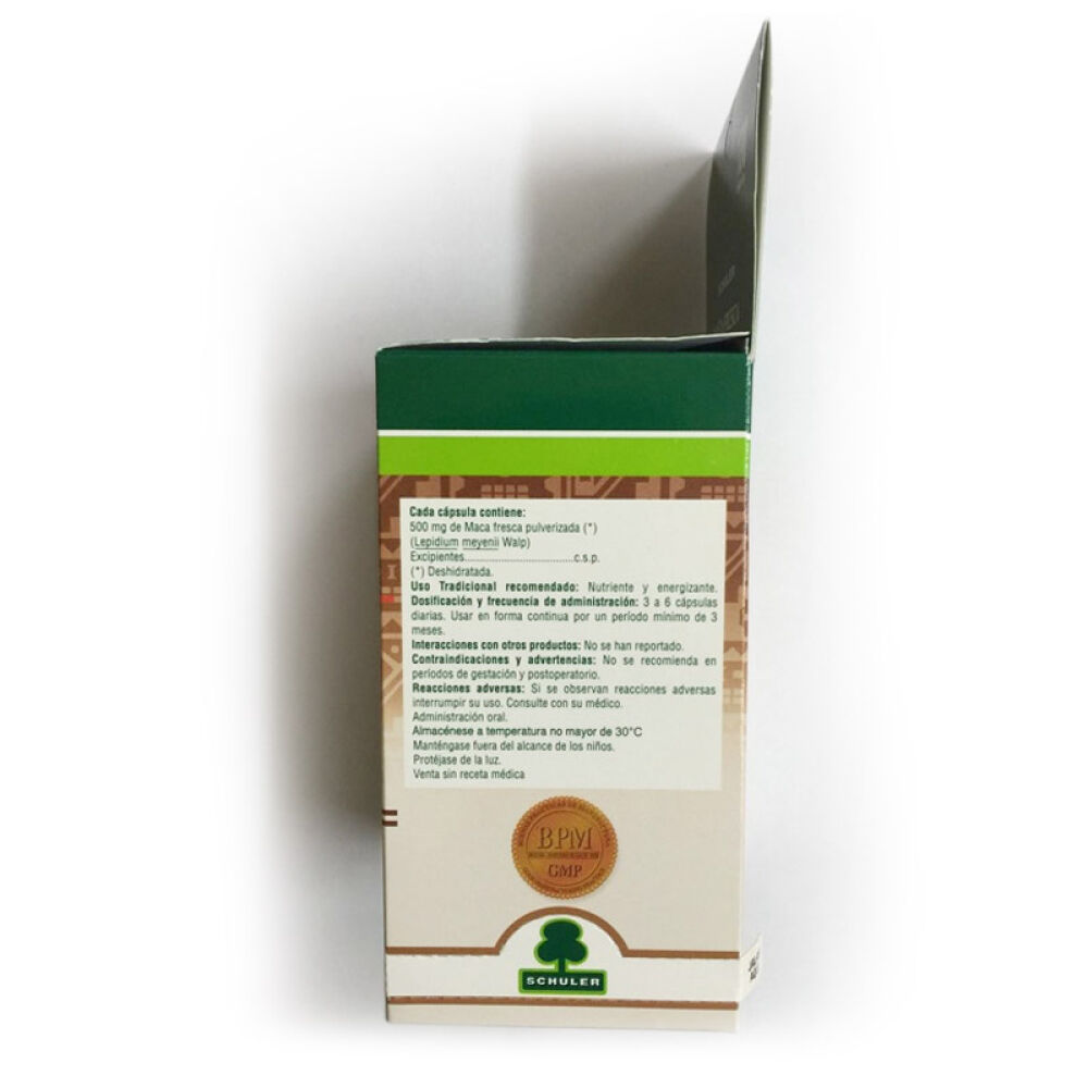 【全球购】秘鲁原装进口玛卡精片schuler玛咖胶囊胚体精粉玛卡1盒装