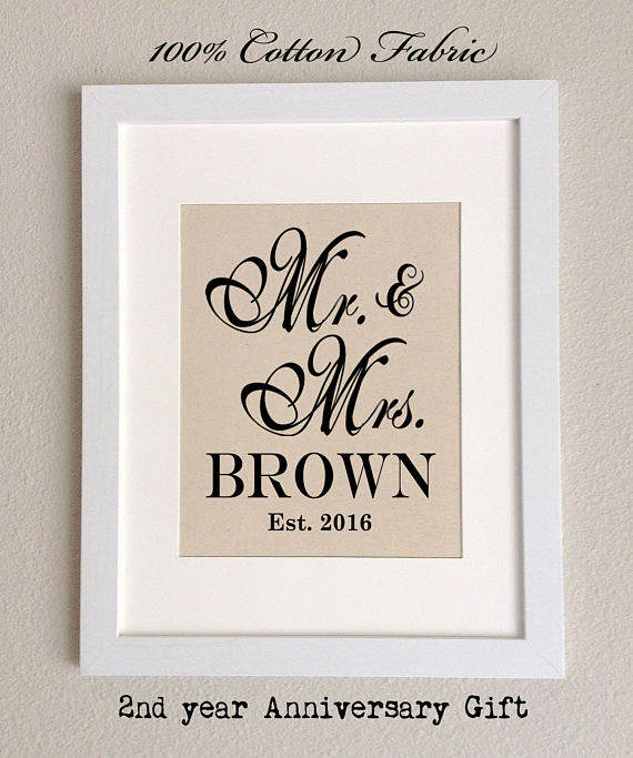 2ndyearanniversary-cottonartprint-anniversarygift-wedding-home