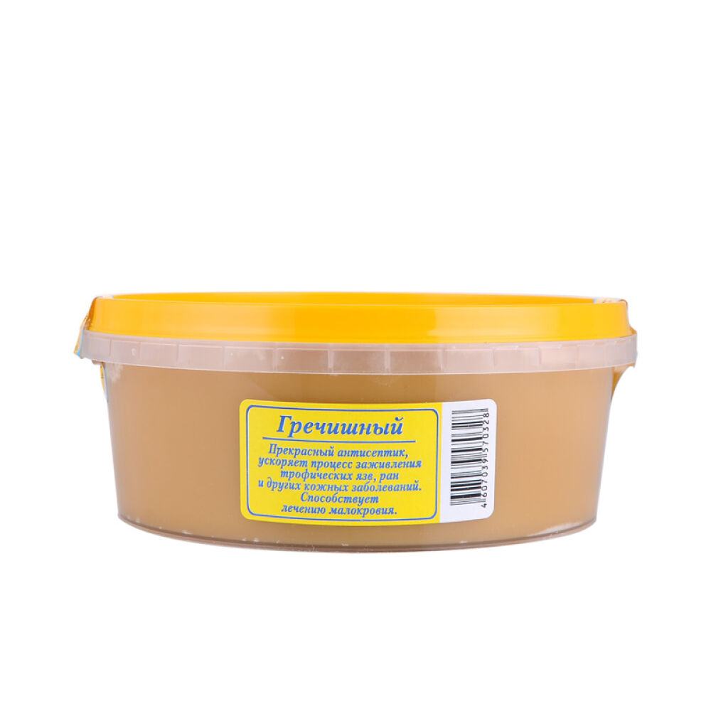 俄罗斯原装进口蜂蜜蜂蜜晚宴天然野生椴树蜜洋槐蜜百花蜜500g荞麦蜜500g塑料罐(0328)