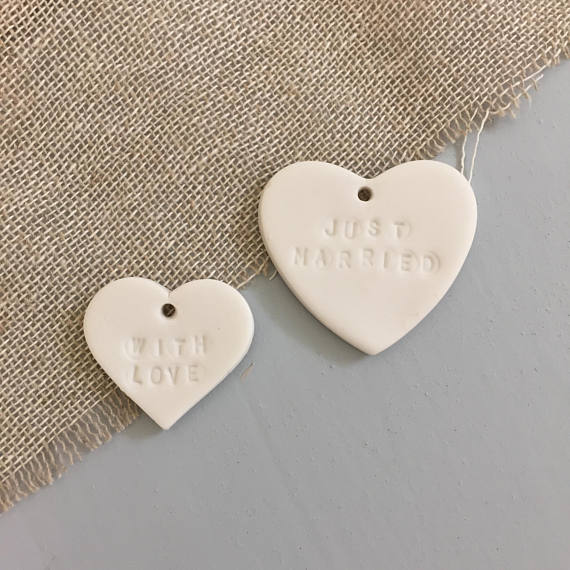 porcelaingifttags//withlove//justmarried//giftwrap//presents
