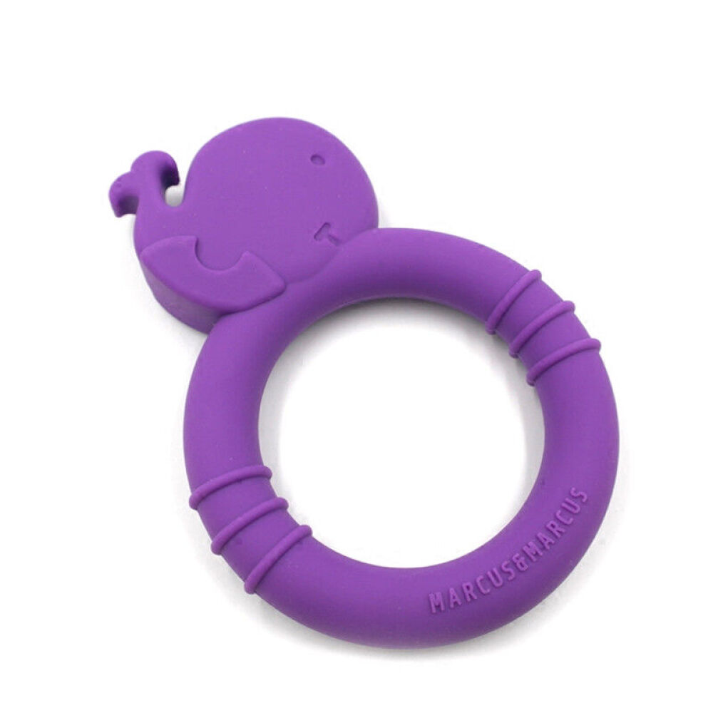 加拿大Marcus硅胶磨牙棒宝宝动物牙胶婴儿咬胶小豬