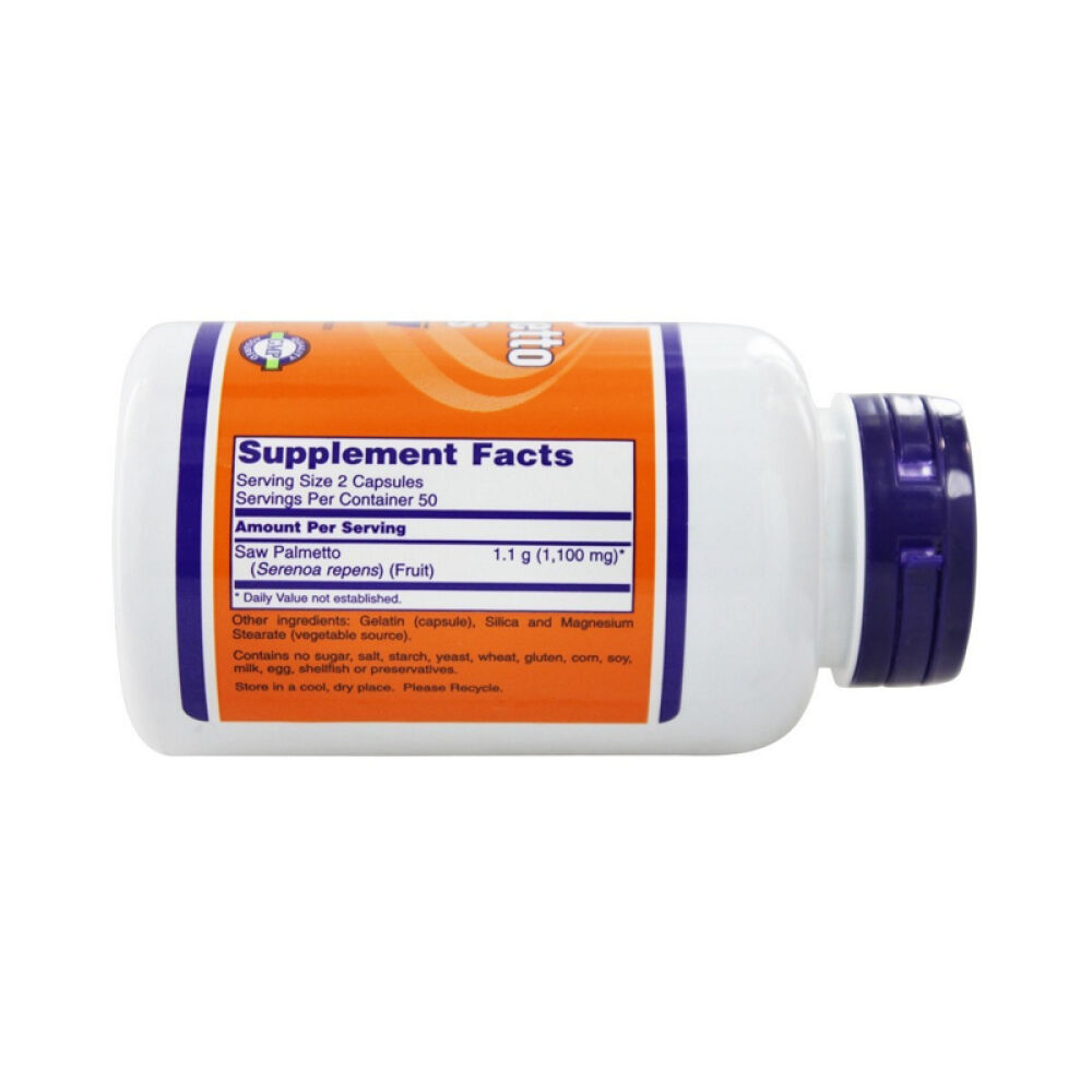 【美国正品直邮】NOWFoods诺奥锯榈莓胶囊未定义100粒