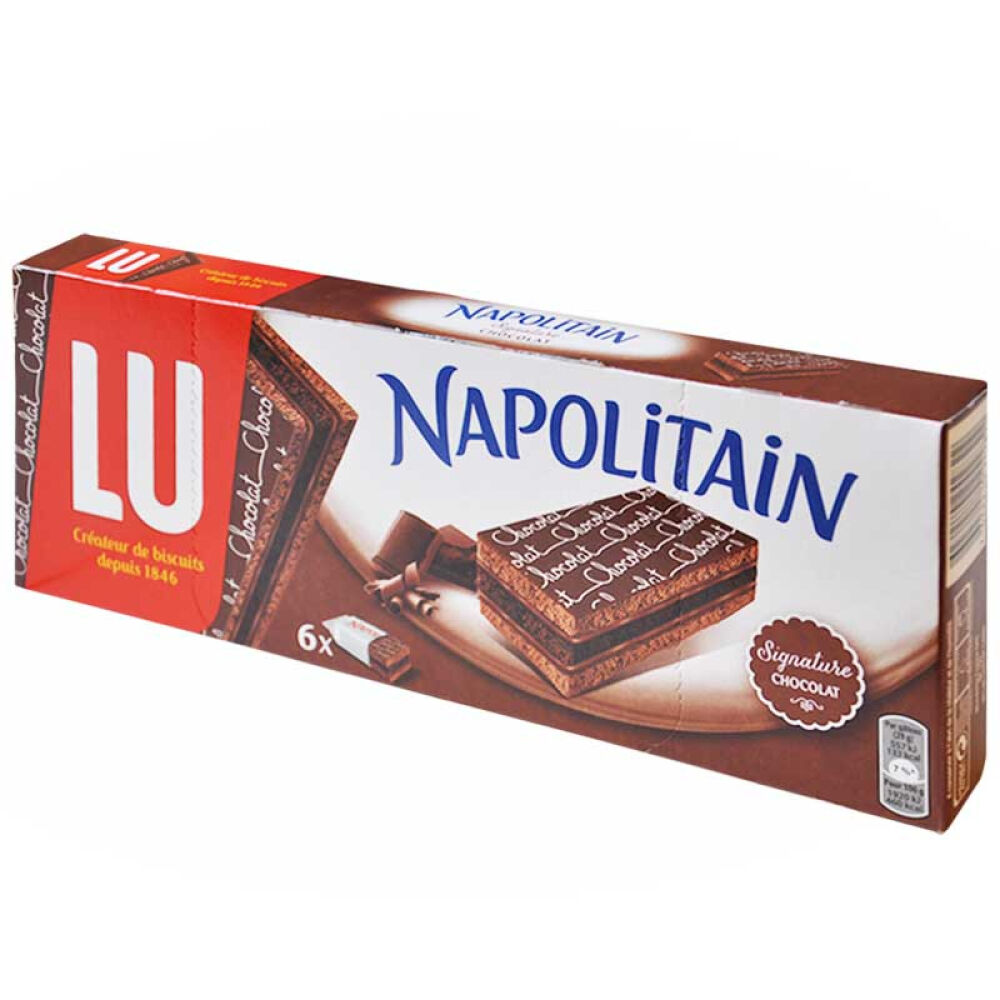 露怡LU饼干休闲食品零食拿破仑巧克力味蛋糕