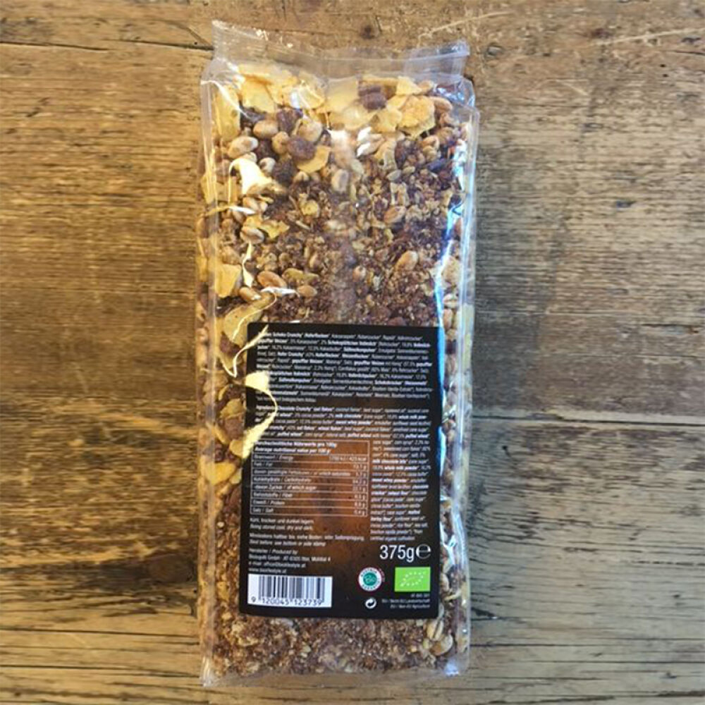 自营奥地利进口百乐奥(biolifestyle)奇思有机香脆巧克力燕麦片375g