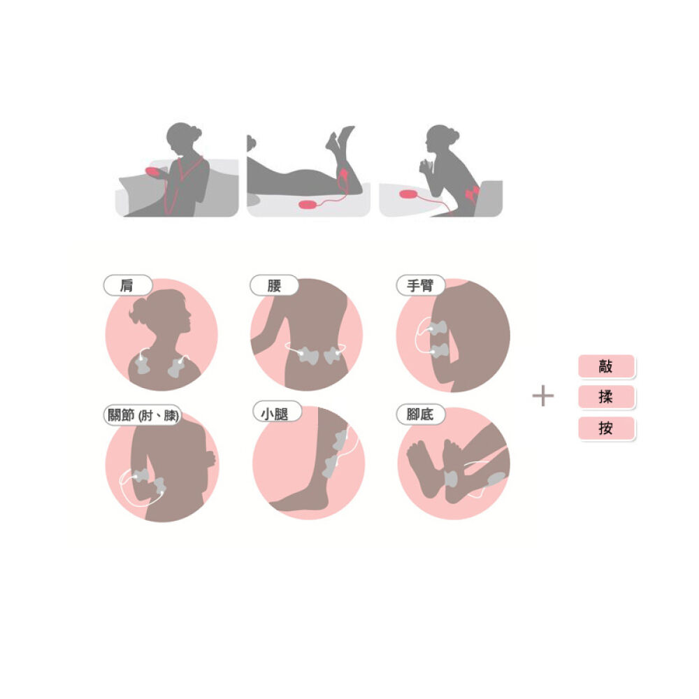 欧姆龙OMRON低周波治疗器按摩仪迷你便携式脉冲按摩器低频理疗仪电极贴片HV-F320棕色