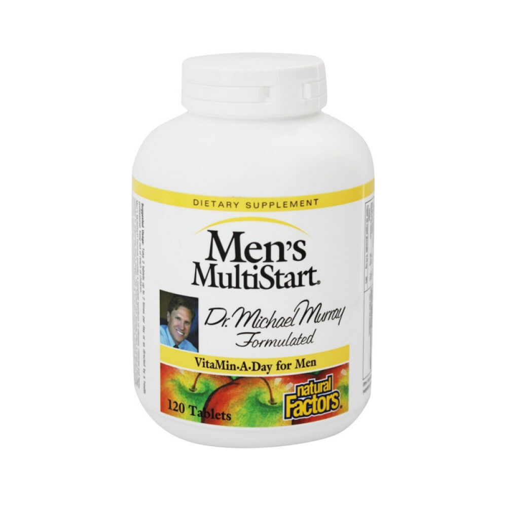 【美国正品直邮】NaturalFactors抗氧化支持促进能量男士多维素&多种矿物质片未定义120片