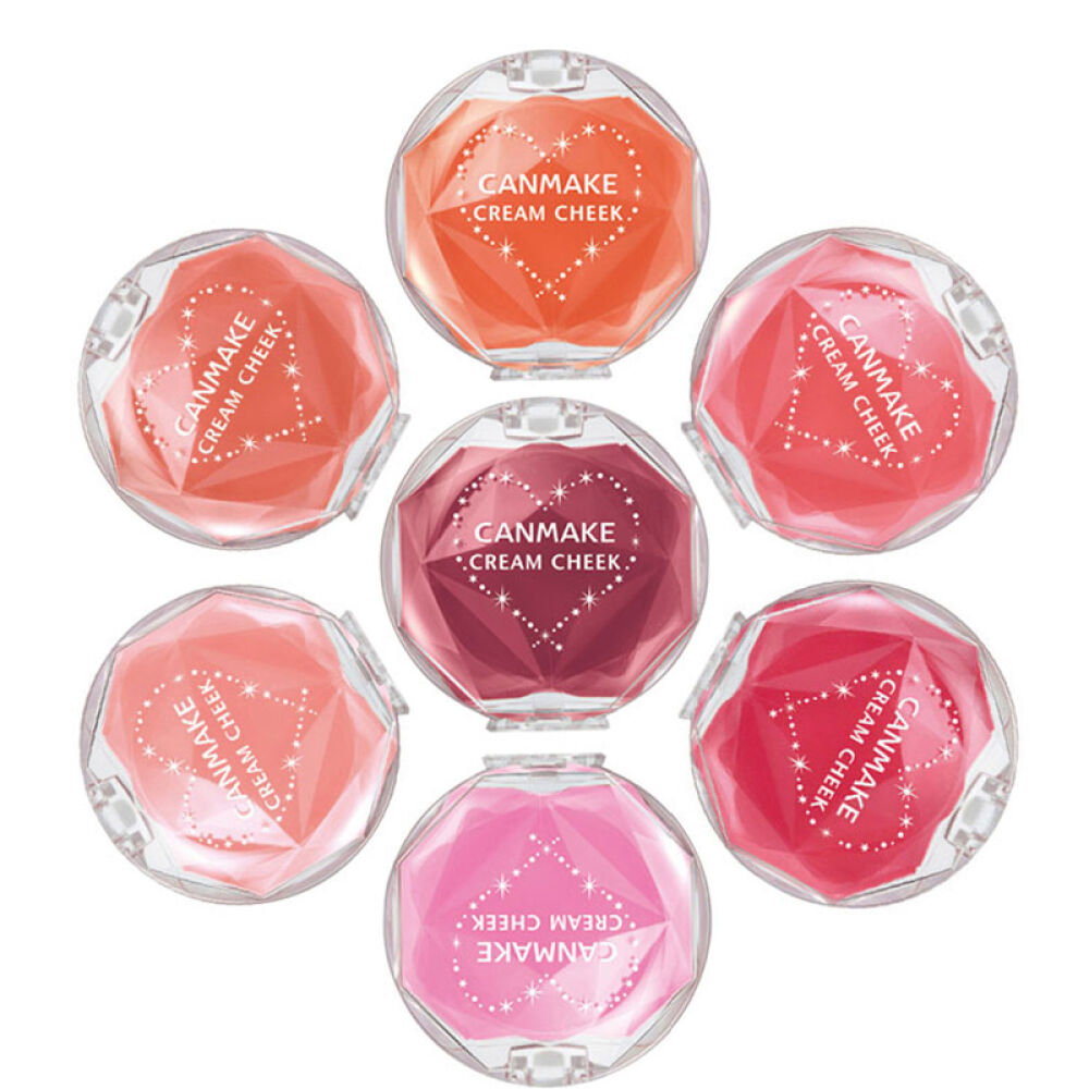 CANMAKE/井田单色霜状腮红膏/持久自然显色亚光/珠光CL01