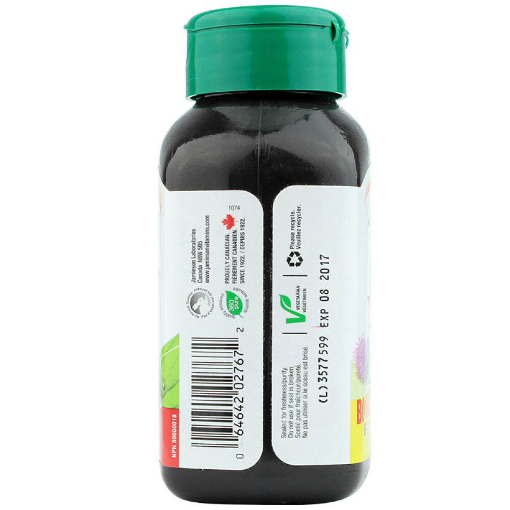 自营加拿大健美生（Jameison）奶蓟精华片90片成人适用