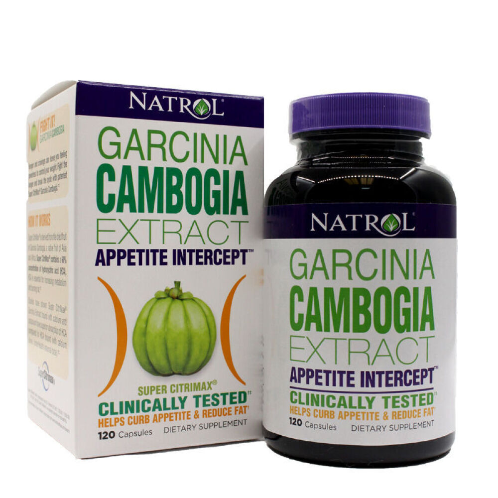 美国进口直邮Natrol藤黄果+巴西莓组合复合维生素藤黄果120粒2瓶