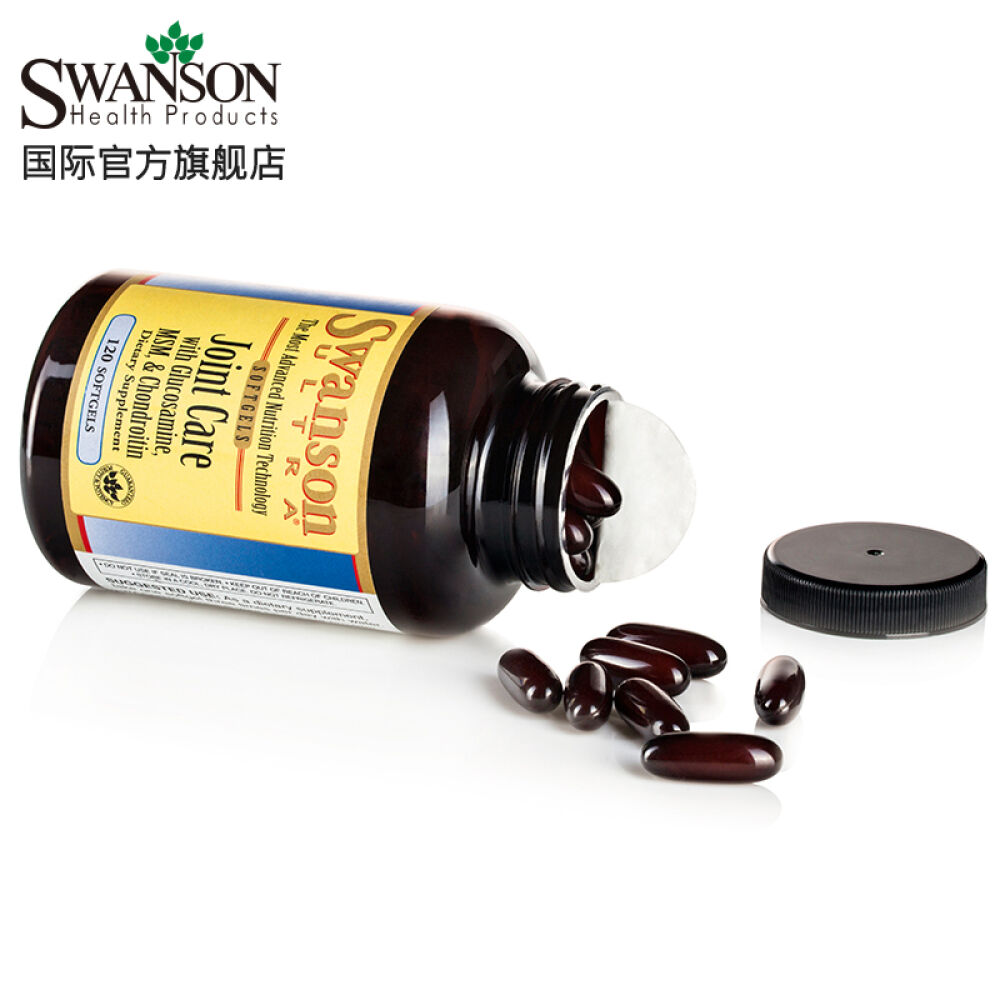【三免一】Swanson斯旺森维骨力氨基葡萄糖联合护理MSM软骨素保护关节120粒1瓶装