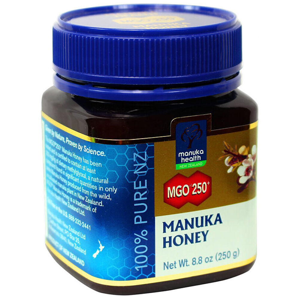 【全球购】Manuka-Health蜜纽康新西兰进口蜂蜜MGO250+麦卢卡蜂蜜250g