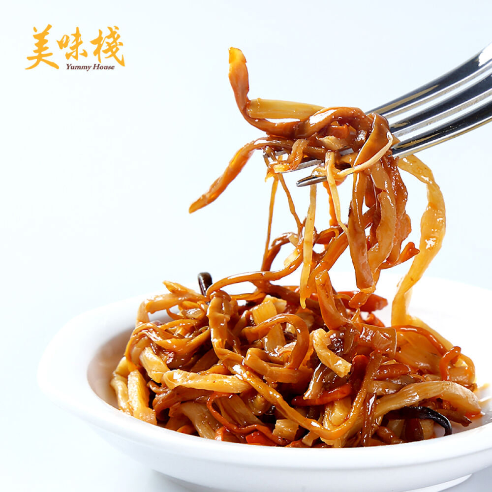 美味栈即食虫草花干货孢子头金虫草蛹虫草辣味170g