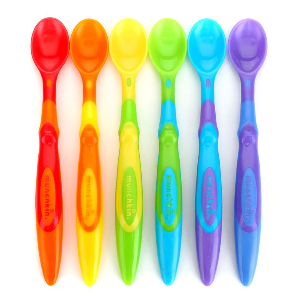 Munchkin麦肯奇软头勺子6把一套多色