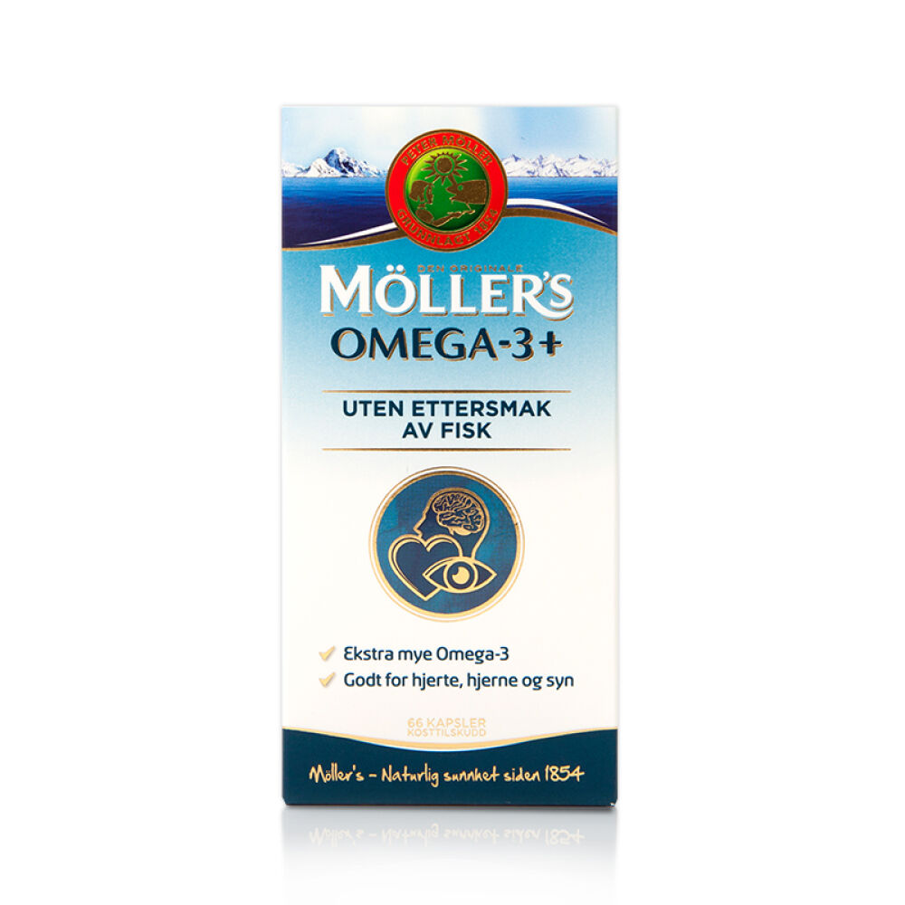 挪威进口Mollers挪威高浓缩omega-3胶囊降三高心脑血管66粒