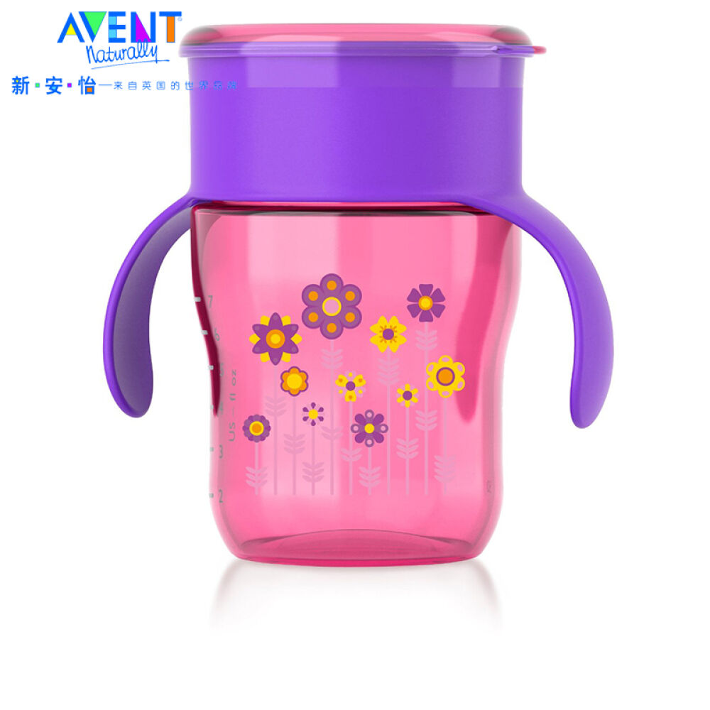 飞利浦新安怡我的自然水杯9盎司(粉色)阶段4