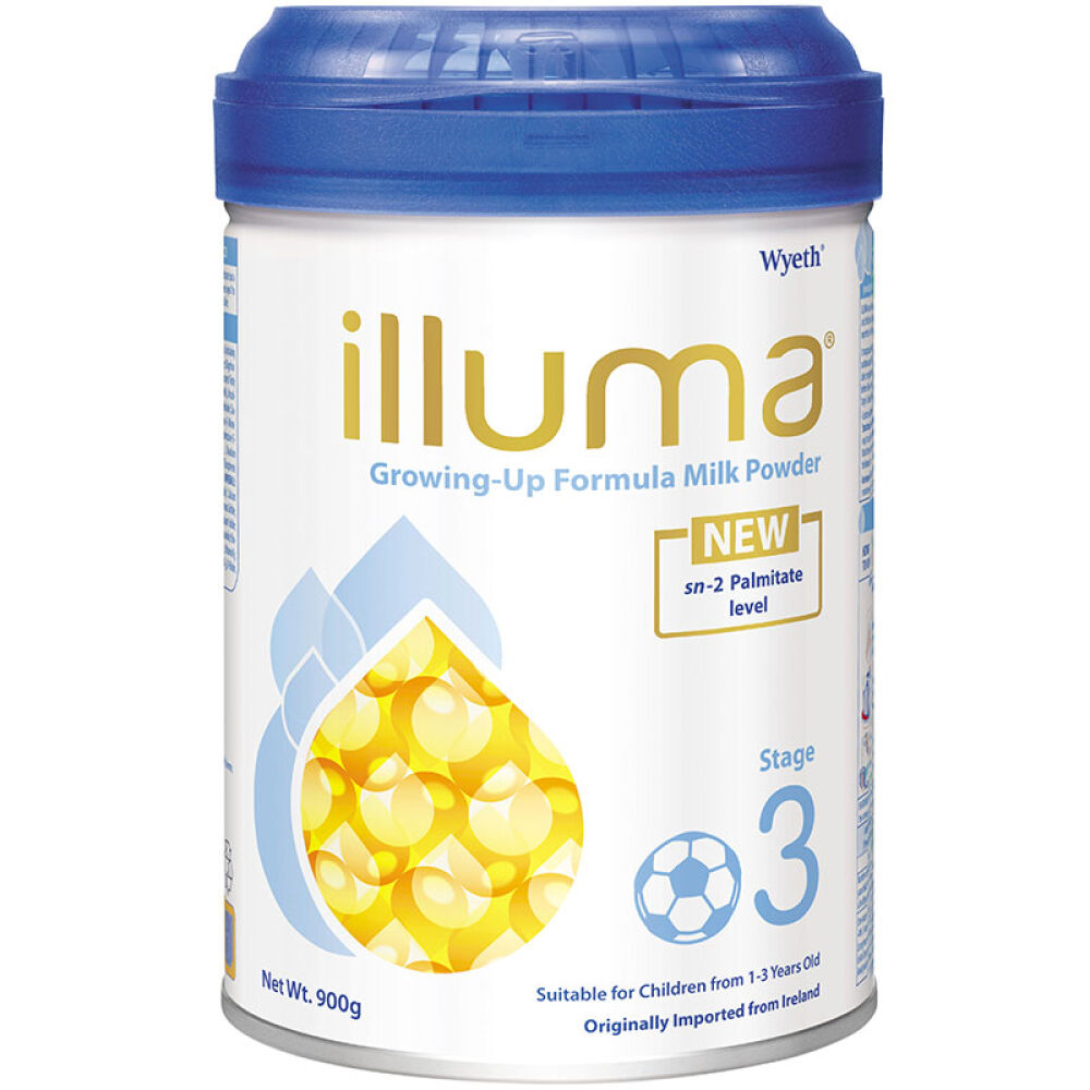 自营惠氏（Wyeth）港版启赋illuma幼儿配方奶粉3段（1-3岁）900克爱尔兰进口