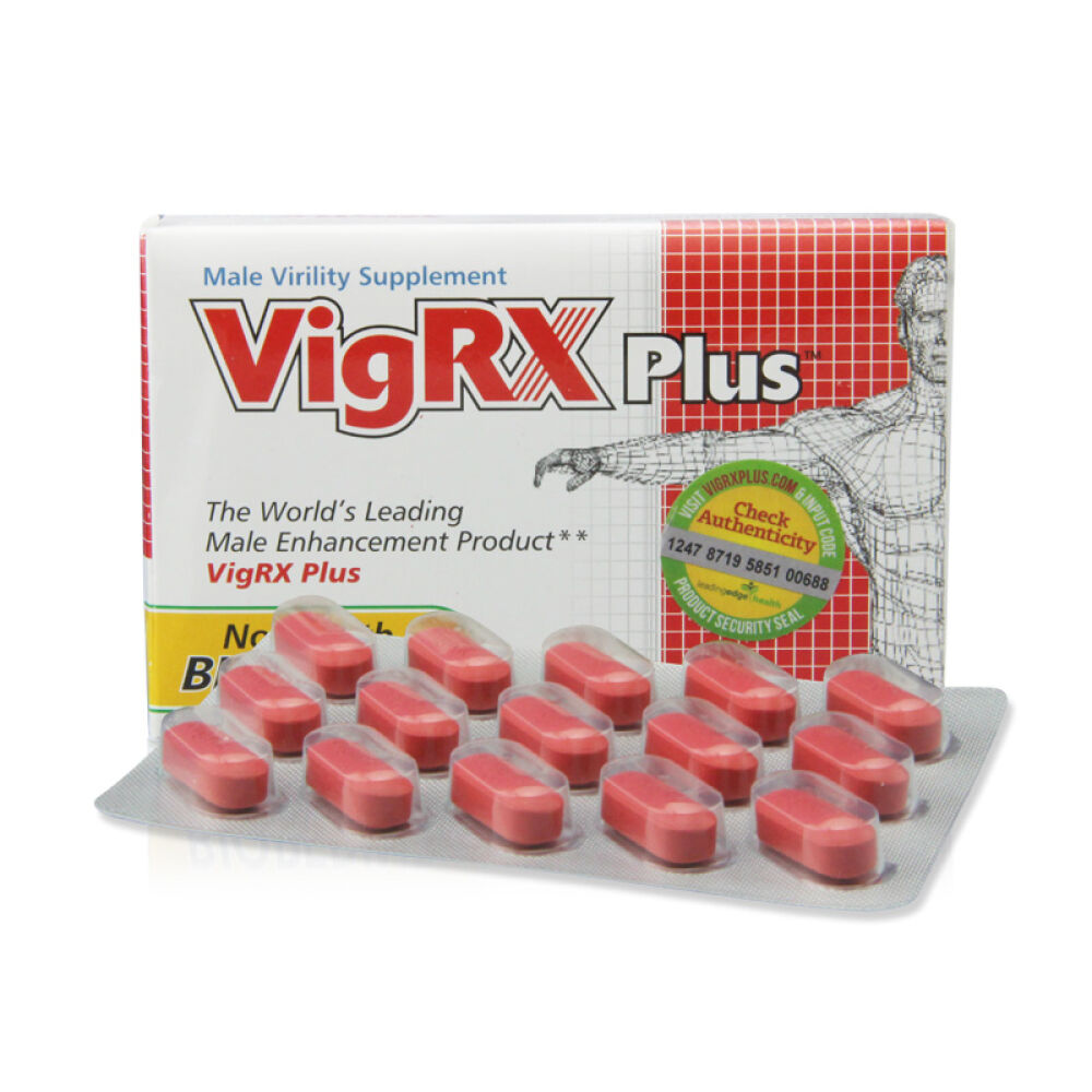 美国Vigrxplus威乐男性保健品延时增大增粗（非伟哥药万艾可补肾壮阳药肾宝片牡蛎）4盒plus-超级硬汉