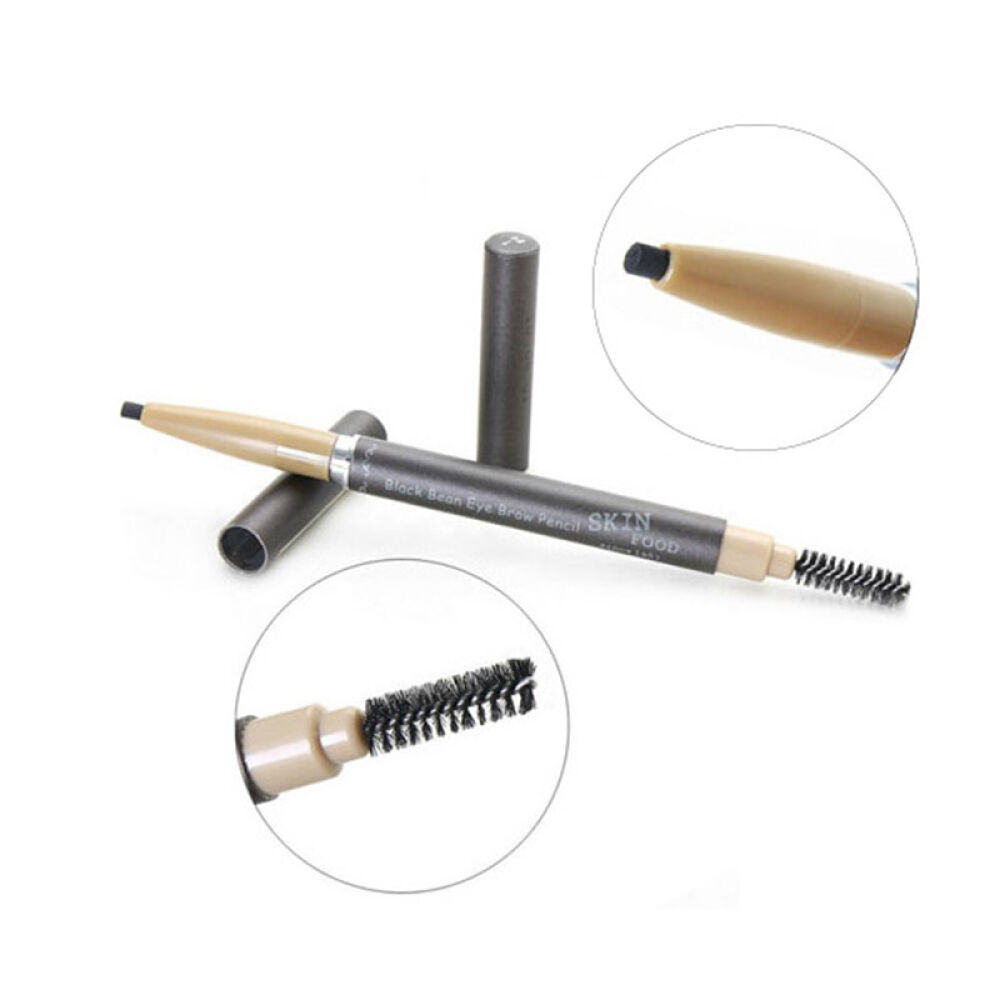 【澳门直邮】Skinfood思亲肤黑豆双头自动旋转眉笔防水防汗不晕染韩国01#黑色