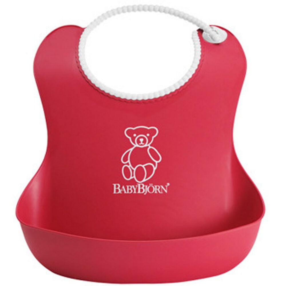 包邮【全球购】美国品牌瑞典制造BabyBjorn婴儿防水围兜围嘴软胶饭兜红色拆单 包邮【全球购】美国品牌瑞典制造BabyBjorn婴儿防水围兜围嘴软胶饭兜红色拆单