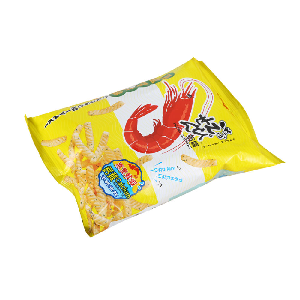 日本进口休闲零食小吃卡乐比虾条99g酱汁风味