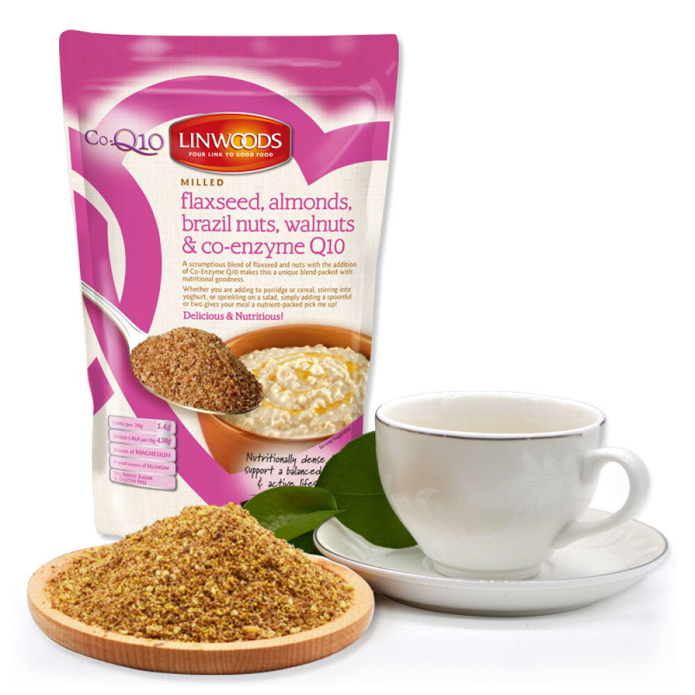 Linwoods亚麻籽杏仁巴西坚果核桃代粉360G* Linwoods亚麻籽杏仁巴西坚果核桃代粉360G*