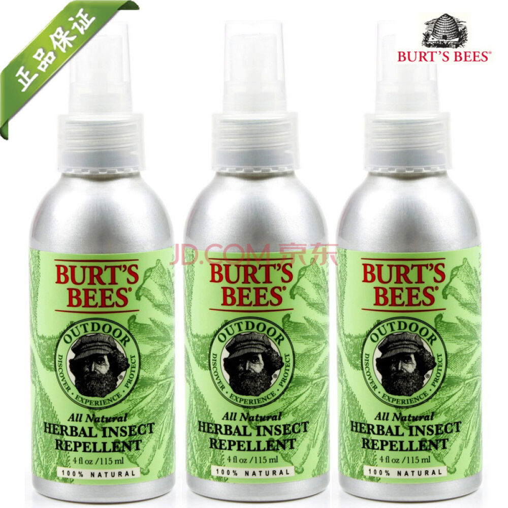 BurtsBees美国小蜜蜂紫草膏防蚊液组合搭配选~防蚊液3瓶 BurtsBees美国小蜜蜂紫草膏防蚊液组合搭配选~防蚊液3瓶