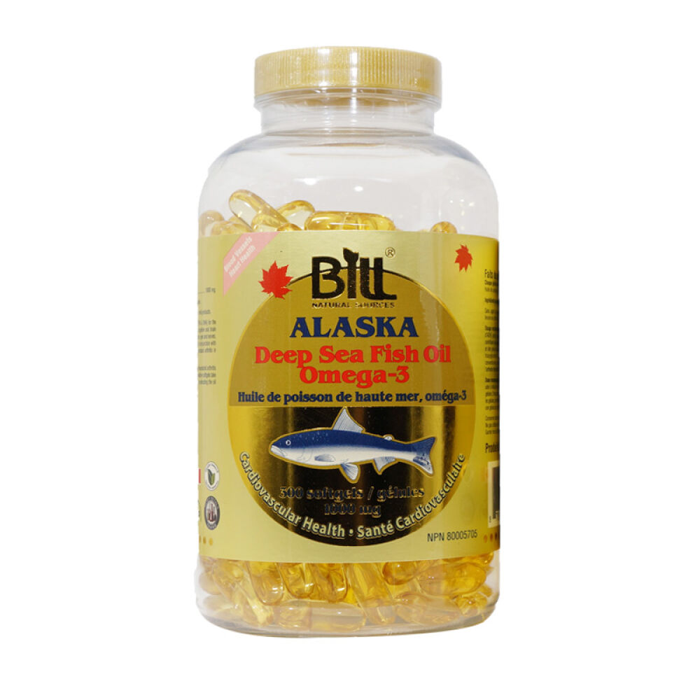 【全球购】【加拿大直邮】康加美Bill深海鱼油omega-3鱼油300粒