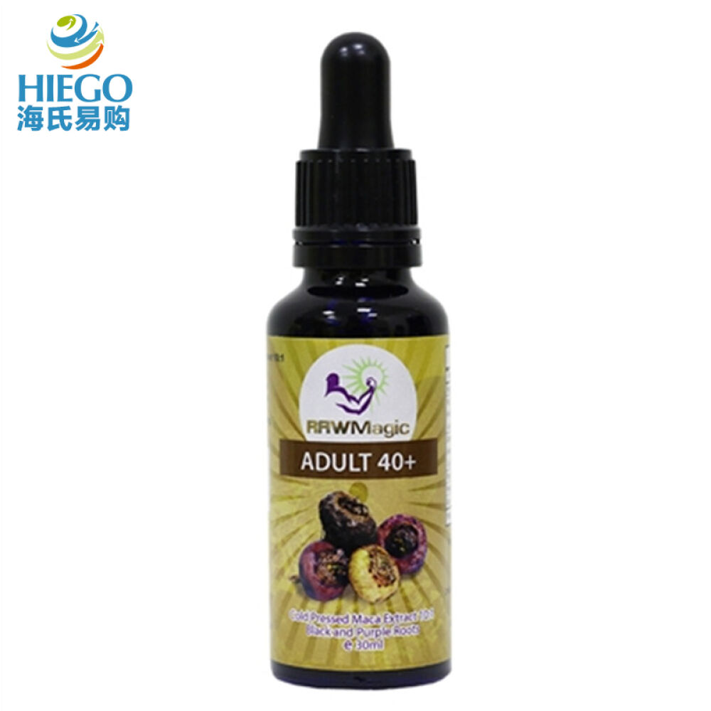 【HIEGO】RawMagic秘鲁男士黑玛卡补肾壮阳玛咖精华液10:1浓度30ml40岁以上适用