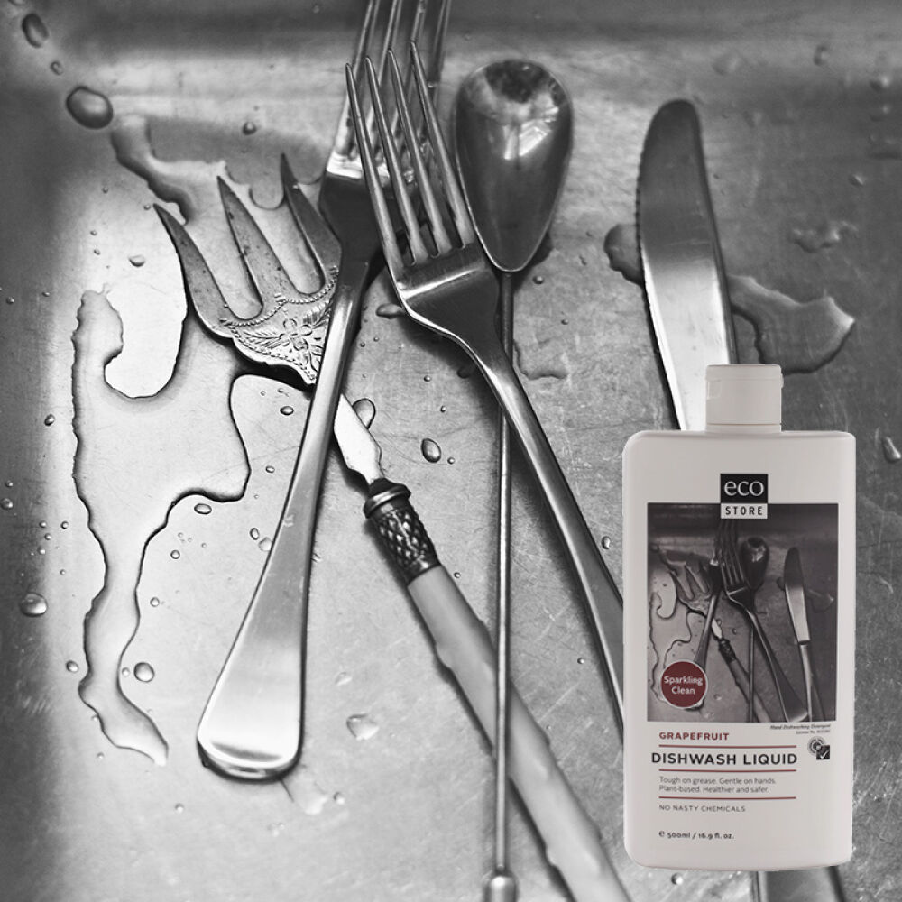 自营宜可诚（Ecostore）天然植物护手洗洁精无添加餐具洗涤剂果蔬清洗剂厨房油污清洁剂葡萄柚味500ml