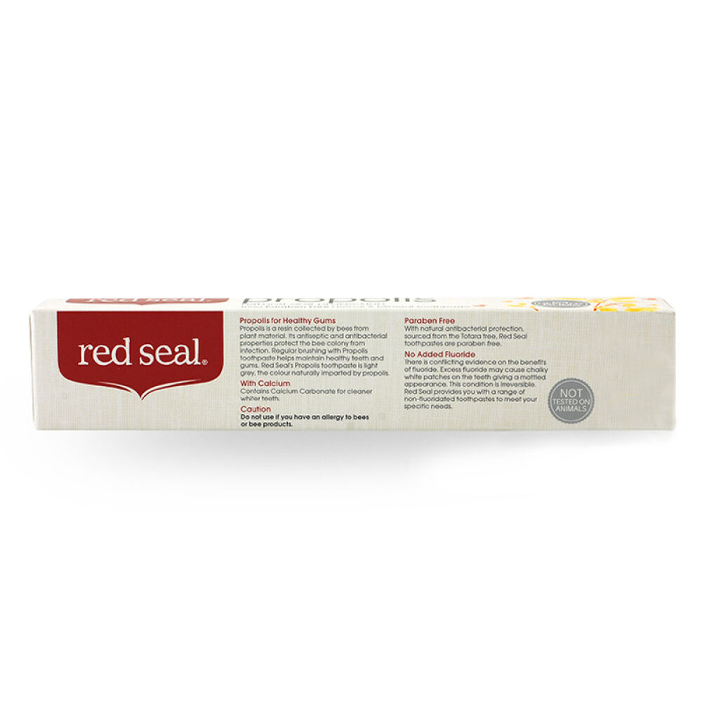 【全球购】新西兰RedSeal红印蜂胶牙膏100g*4开盖无封膜