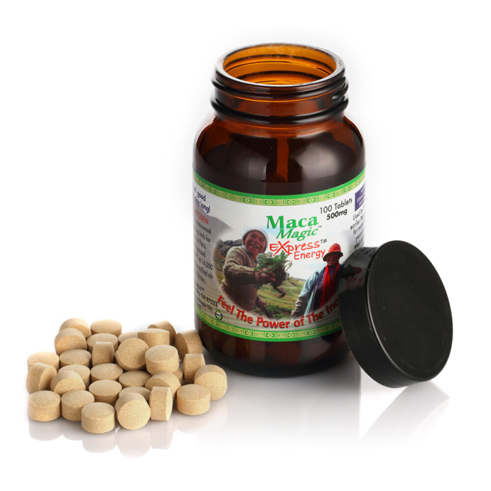 玛珈魔法MacaMagic玛卡精片100粒秘鲁紫玛卡美国草药公司原装进口补肾壮阳3瓶*100粒