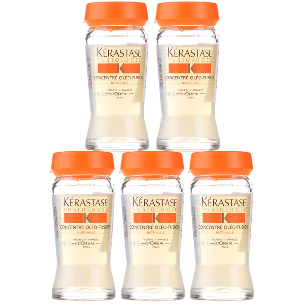 卡诗（KERASTASE）精华液活力胶修复滋养防脱喷雾免洗海外直邮卡诗顺柔精华液12ml*15支