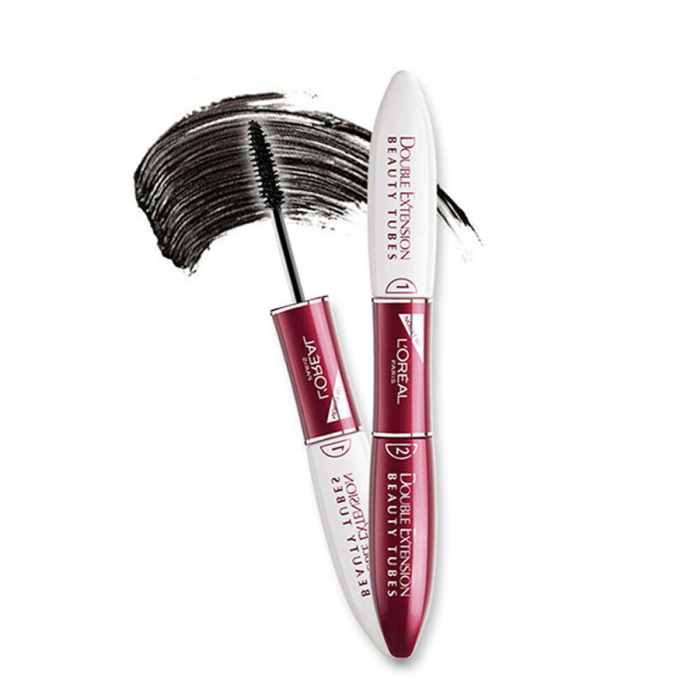 L'oreal欧莱雅红双头睫毛膏浓密惊艳纤长美睫膜睫毛膏7ML7ML