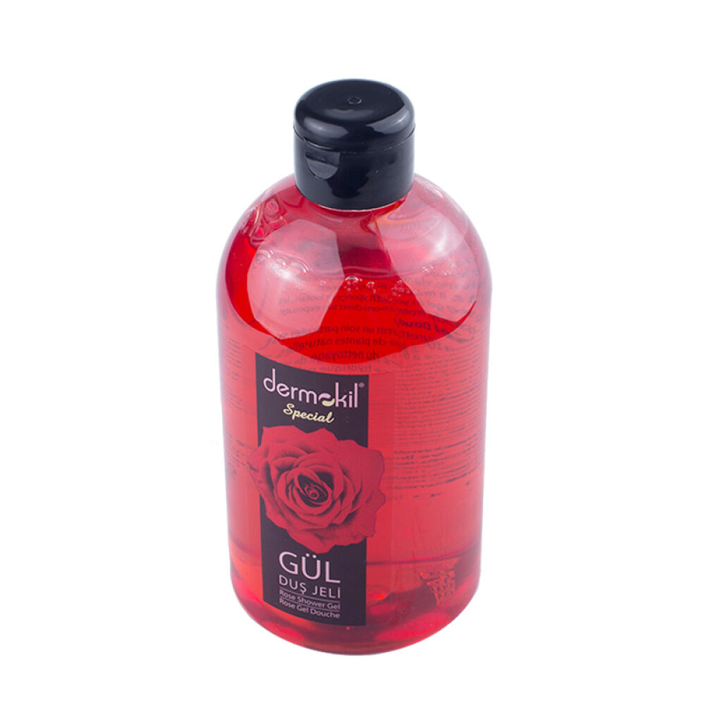 【全球购】土耳其药妆Dermokil天然死海泥女士沐浴露玫瑰沐浴露