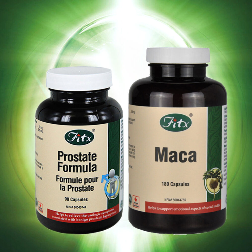 【全球购】加拿大Fitx菲特福康番茄红素锯叶粽精华胶囊90粒/瓶补肾壮阳番茄红素锯叶粽精华+玛卡