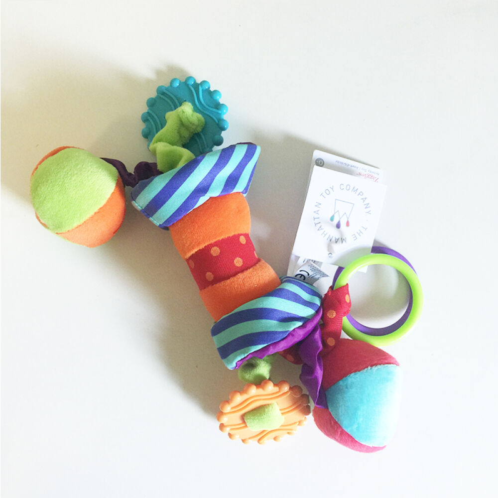 【全球购】美国ManhattanToyWinkel曼哈顿牙胶手抓球/安抚巾玩偶拨浪鼓牙胶