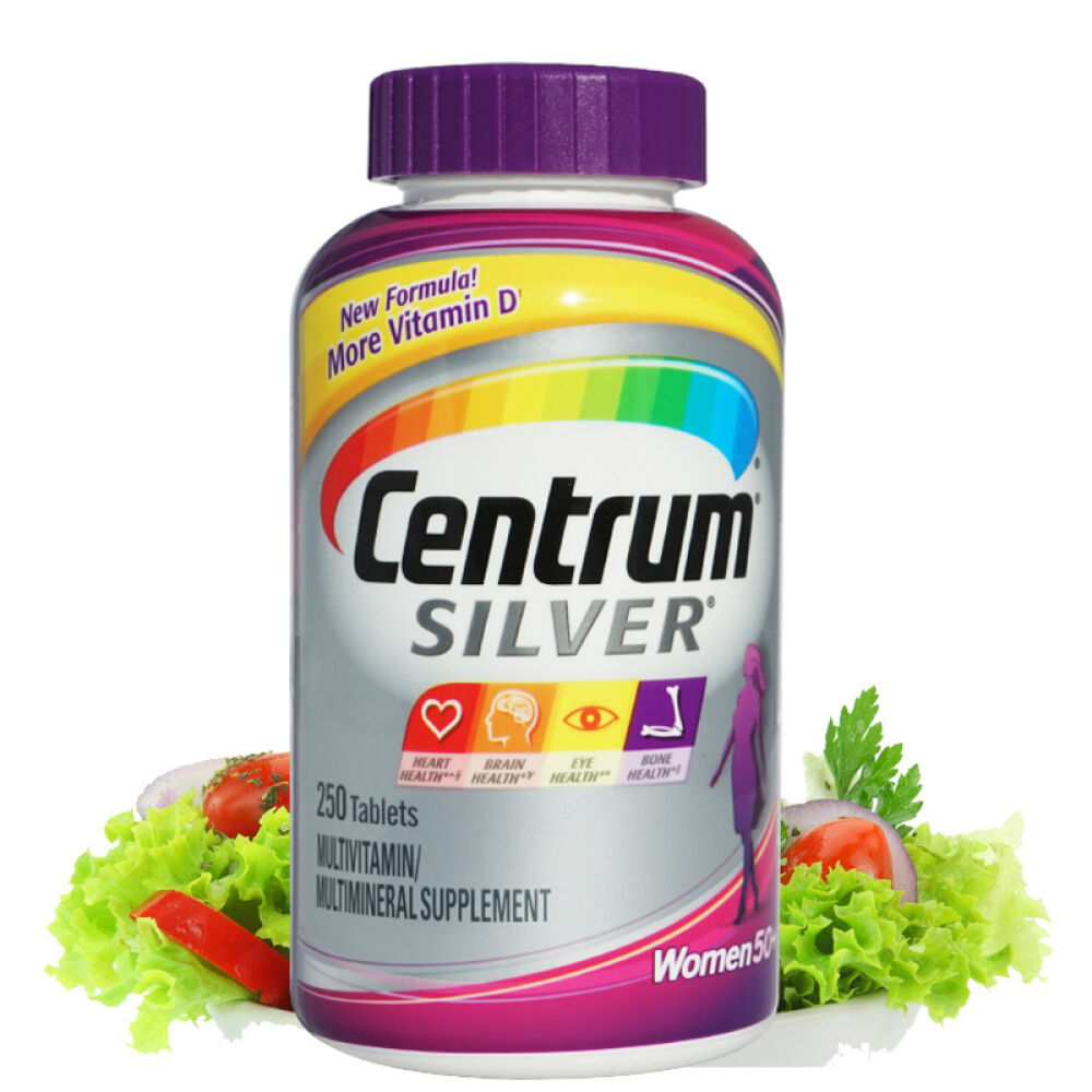【美国直邮】Centrum善存银片中老年女性复合维生素片250片