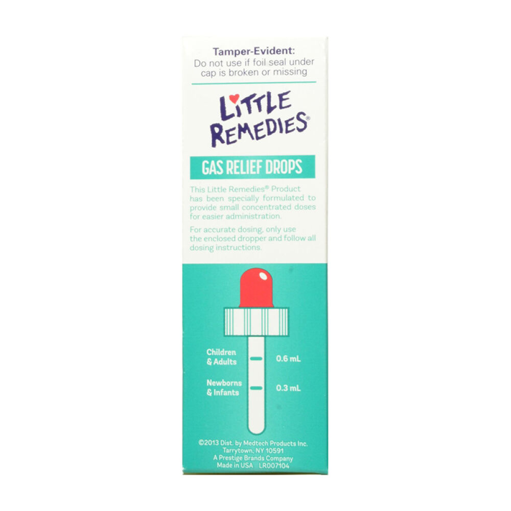美国直邮littleremedies小鼻子防胀气液有效缓解治疗宝宝胀气30ml