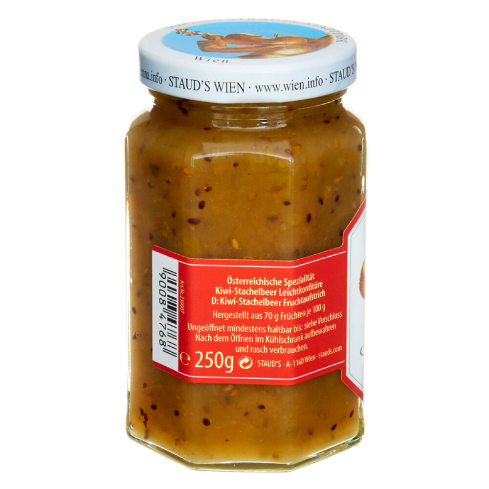自营奥地利进口果酱施陶尔兹STAUD’S猕猴桃果酱250g
