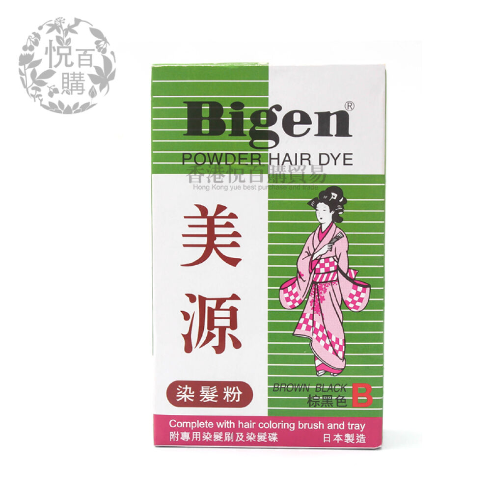美源（Bigen）发采快速染发粉棕黑色染发粉6g