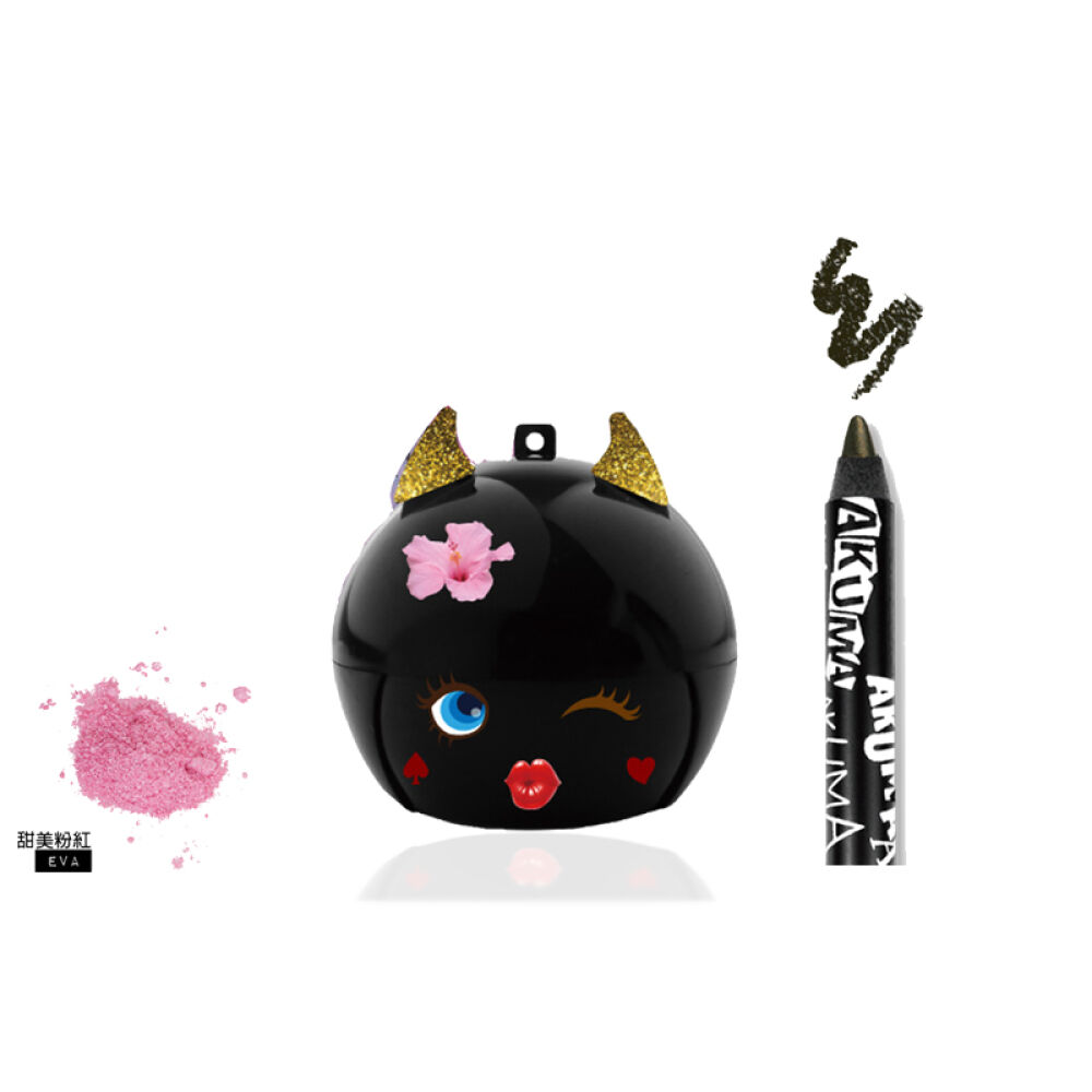 AKUMA彩妆组合2件套眼线笔+腮红多色可选古铜金眼线笔+腮红粉红