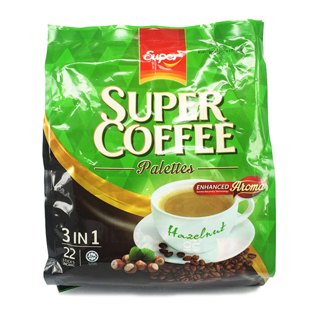 【马来西亚进口】超级3合1即溶咖啡榛果味（440gx3袋）
